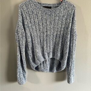 2/$10 Almost Famous Blue Textured Crew Neck Sweater